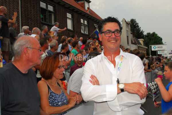 Voorzitter Pierre hermans: ‘Je merkt dat wielerronde leeft’. foto: weekkrant.nl