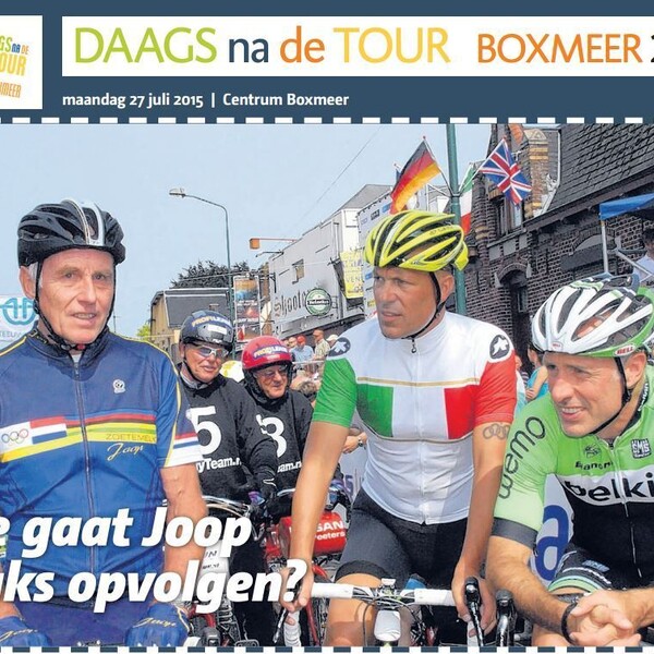 Daags na de Tour krant Boxmeers Weekblad
