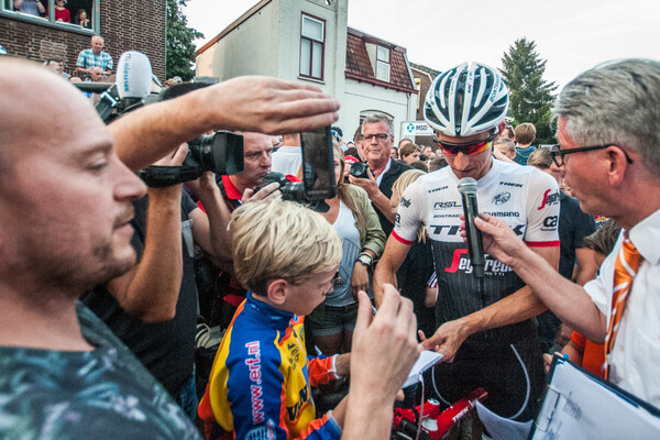 Bauke Mollema tijdens Daags na de Tour 2016