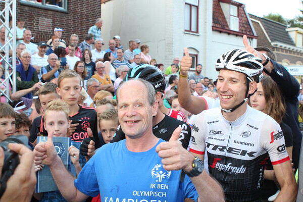 Bauke Mollema tijdens Daags na de Tour 2016