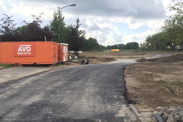 AVG Wegenbouw is betrokken bij de de aanleg en onderhoud van Park Maeshaeghe in Boxmeer. Op de locatie van het voormalige Maasziekenhuis komen villa's en appartementen