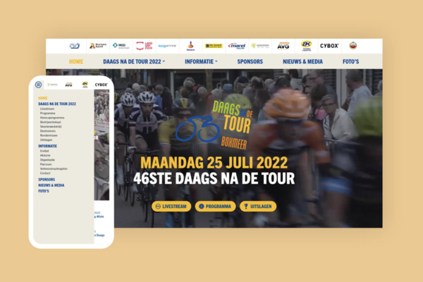 Nieuwe website Daags na de Tour 