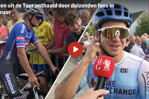 Eén heldenonthaal voor drie wielerjaren: tienduizenden fans jubelen bij Daags na de Tour