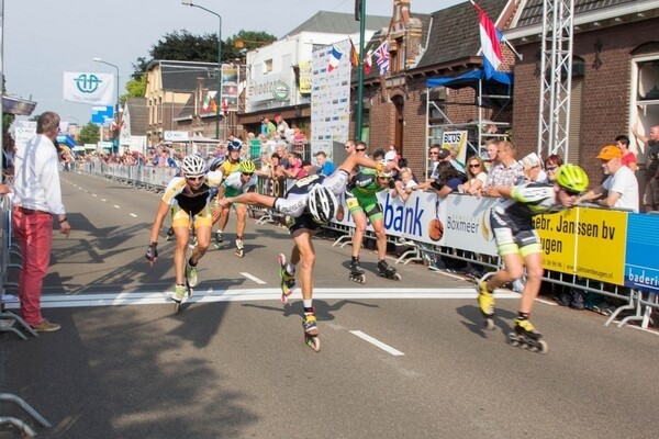 Skeeleren tijdens daags na de Tour 2014 © foto: Peer van Rooij