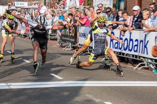 Skeeleren spectaculair onderdeel van Daags na de Tour